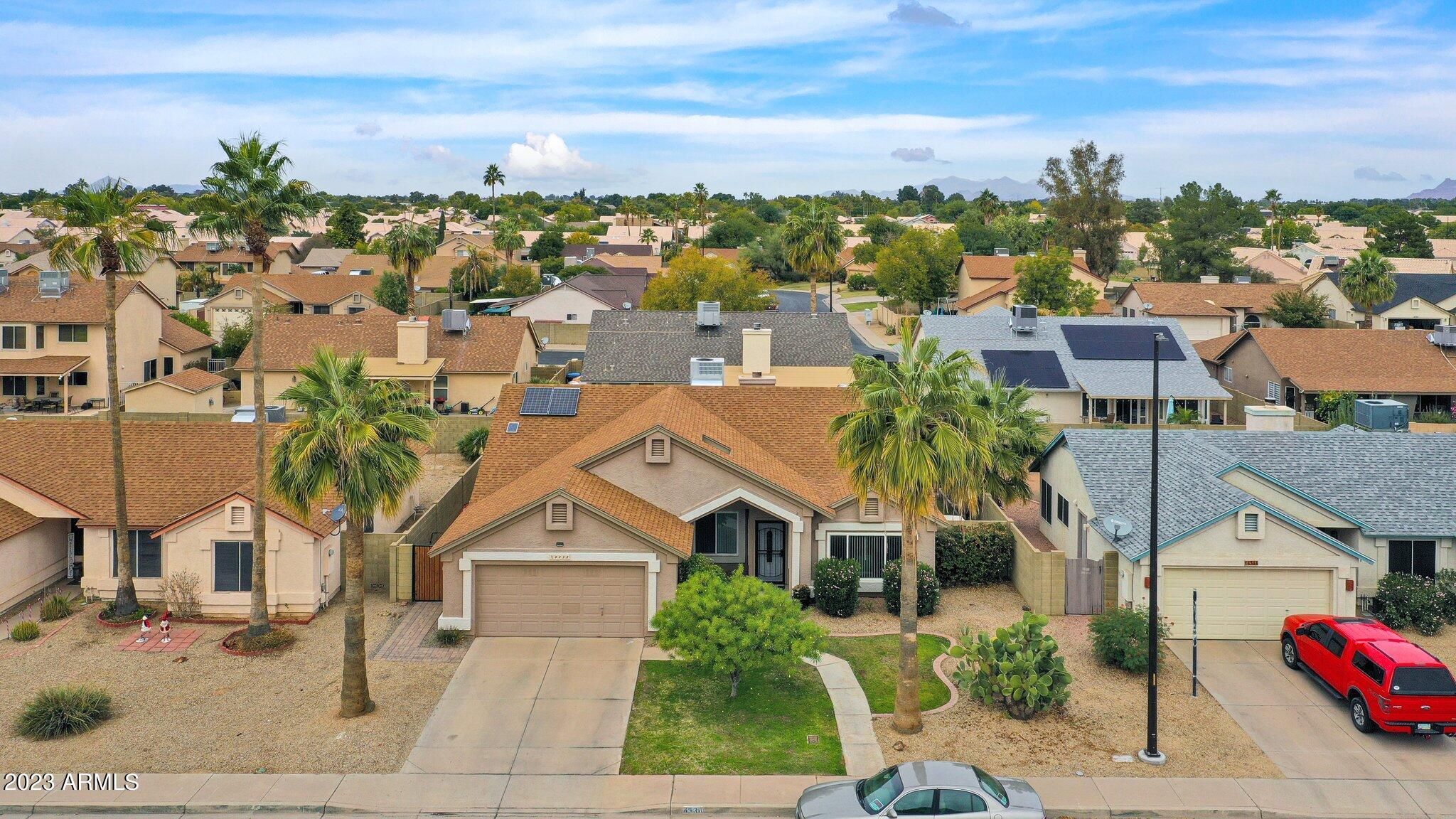 4338 East Douglas Avenue Gilbert, AZ 85234 - Photo 40 of 48 an aerial view of multiple houses