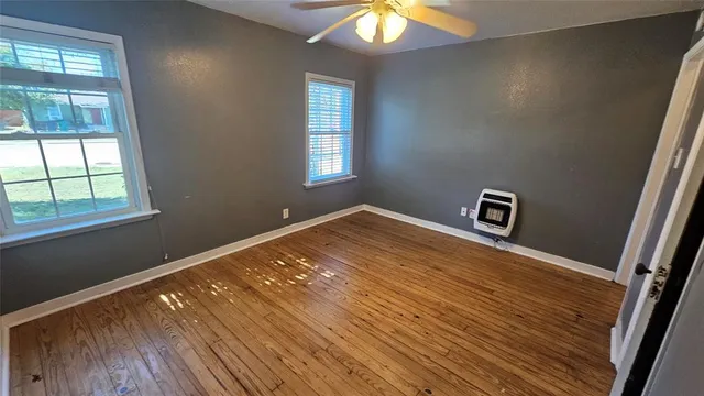 a view of a livingroom with a window