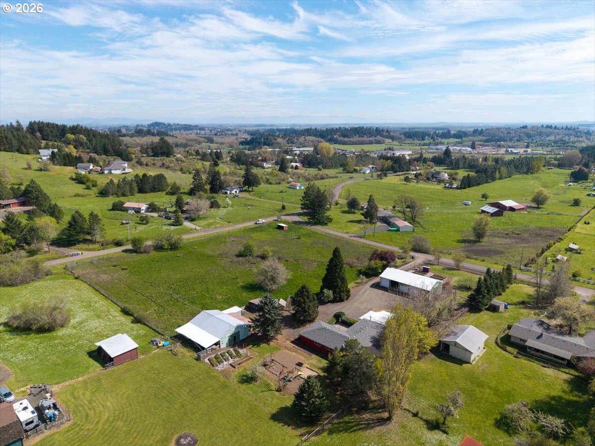 2035 Primrose Loop Philomath, OR 97370 - Photo 8 of 48 an aerial view of a city with lots of residential buildings