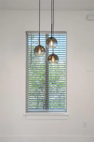 a bathroom with a window