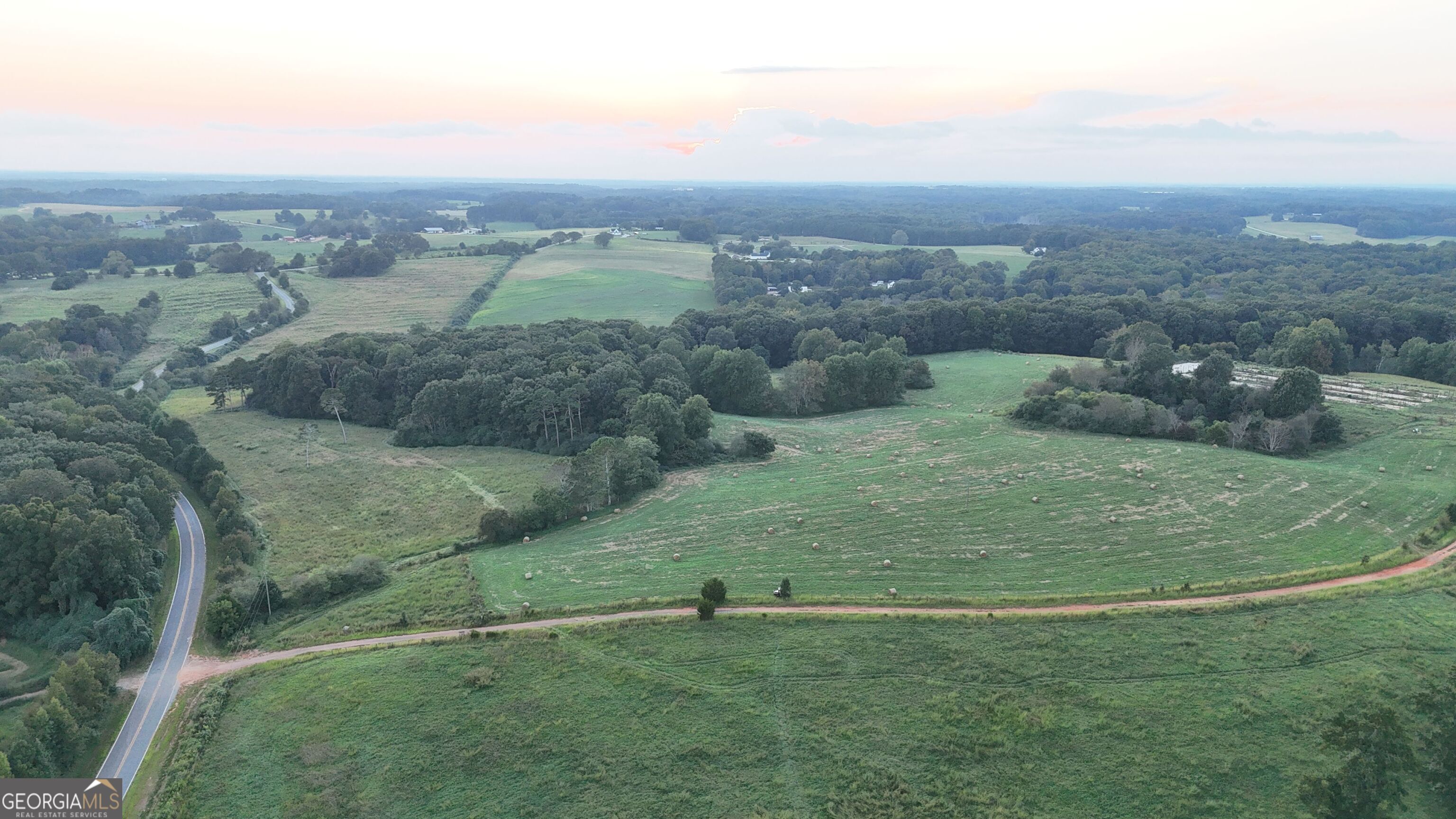 9 West L Williams Road Commerce, GA 30530 - Photo 27 of 34 an aerial view of field
