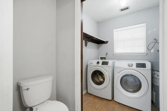 a view of a wooden deck