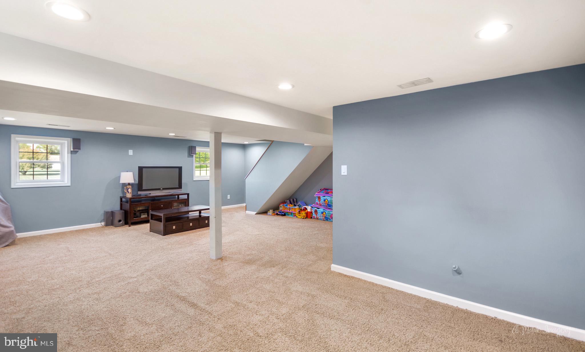 9325 Stottlemeyer Road Boonsboro, MD 21713 - Photo 27 of 48 Large finished rec room with full bath and storage