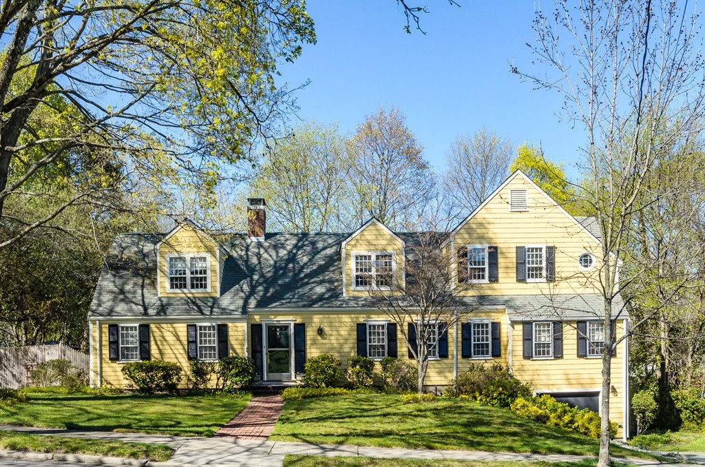 68 Old Farm Road Newton, MA 02459 - Photo 1 of 23 front view of a house with a yard