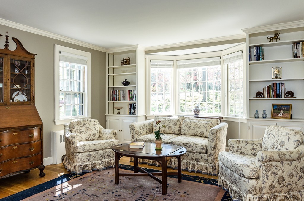 68 Old Farm Road Newton, MA 02459 - Photo 3 of 23 a living room with furniture and a large window