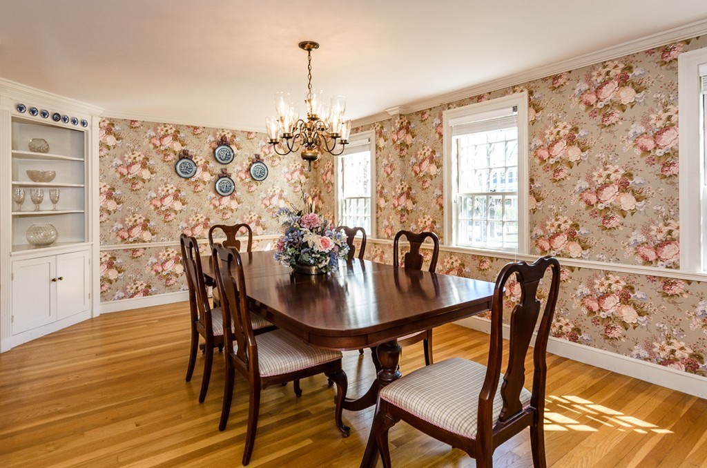 68 Old Farm Road Newton, MA 02459 - Photo 5 of 23 a view of a dining room with furniture and window