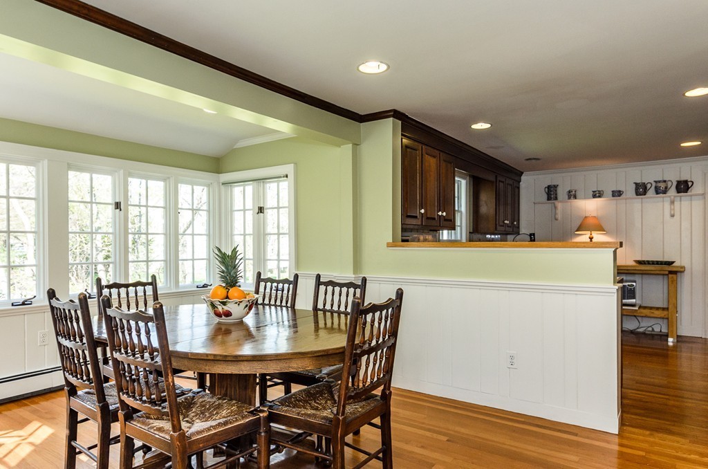 68 Old Farm Road Newton, MA 02459 - Photo 8 of 23 a dining room with furniture and wooden floor
