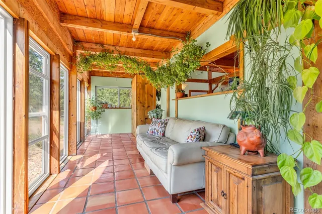 a outdoor space with furniture