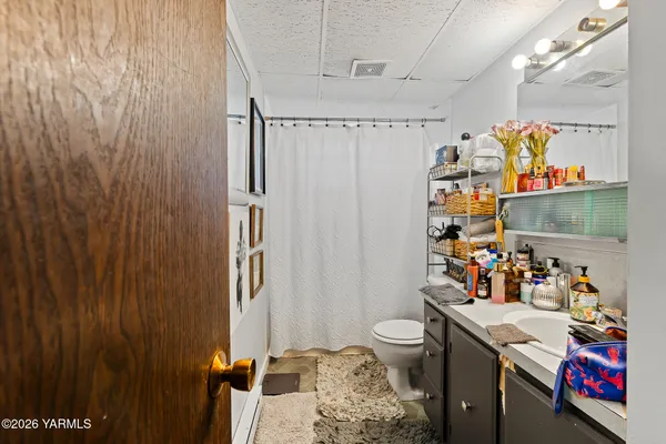 a room with storage and utility