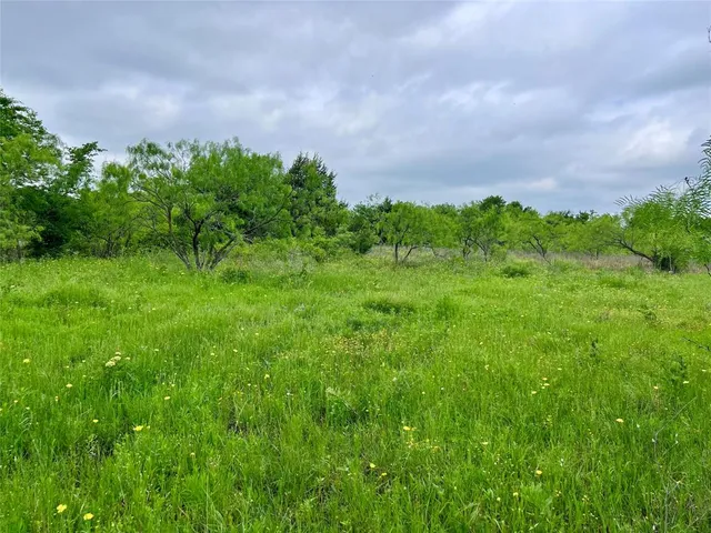 a view of a lake with houses in the back