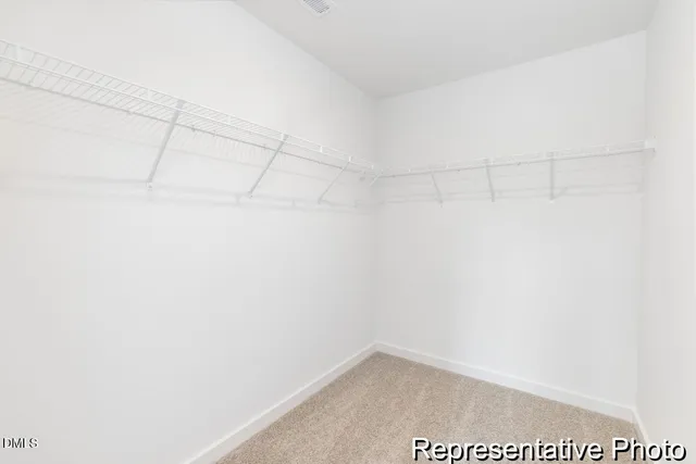 a view of a room with racks