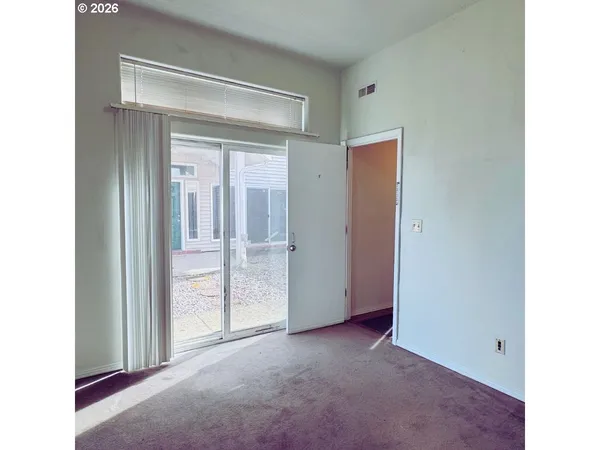 a view of an empty room