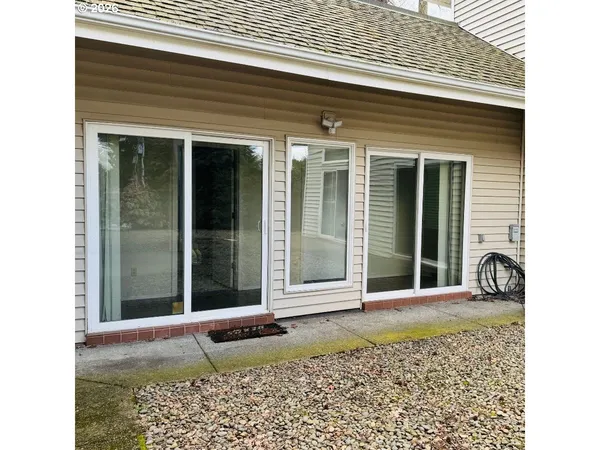 a view of a entryway of a house