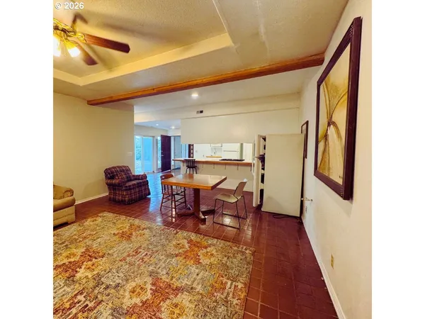 a outdoor space with furniture