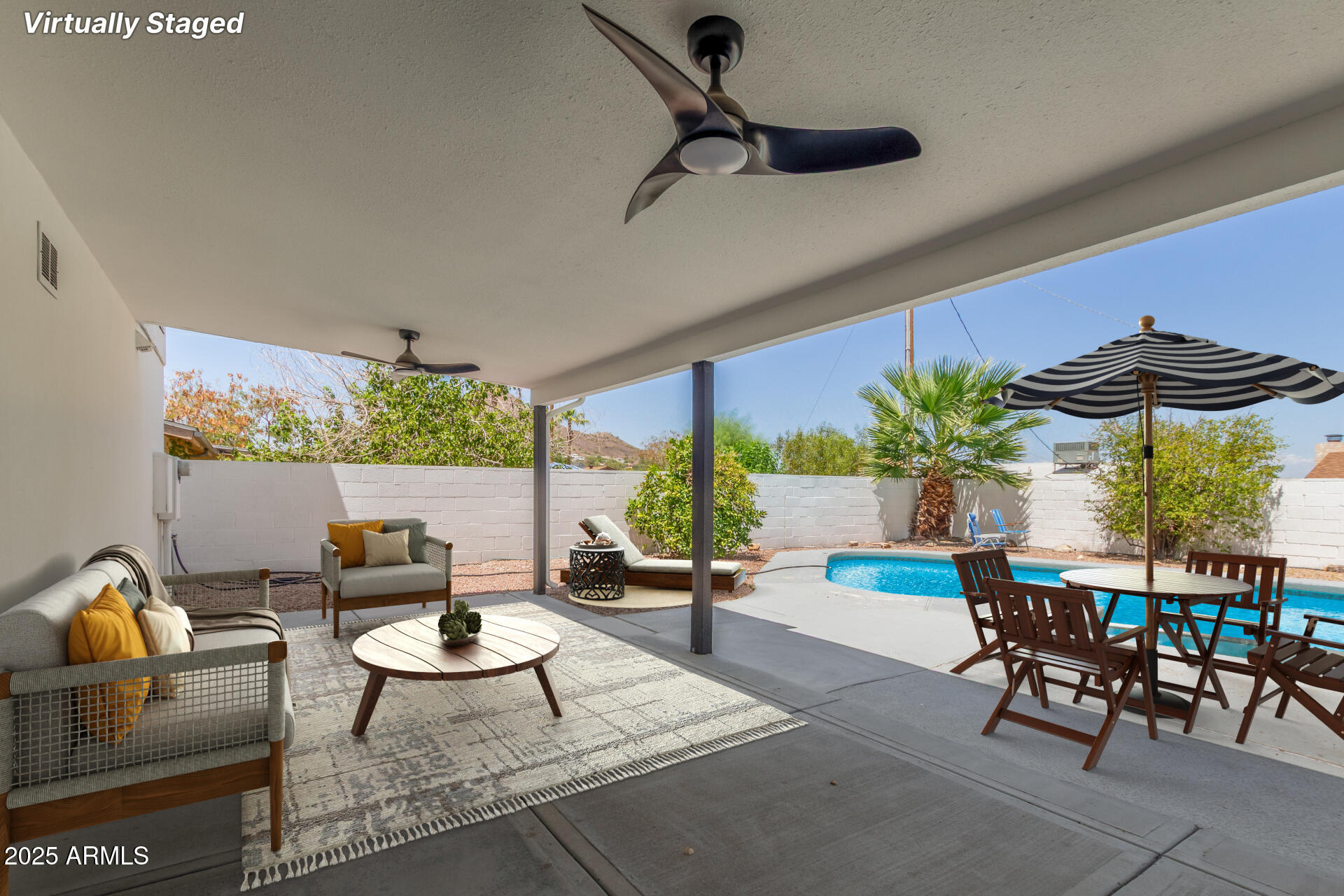 2210 East Everett Drive Phoenix, AZ 85022 - Photo 37 of 43 Covered Patio Furnished