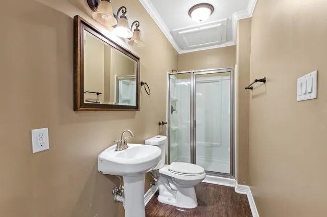 a view of an front door