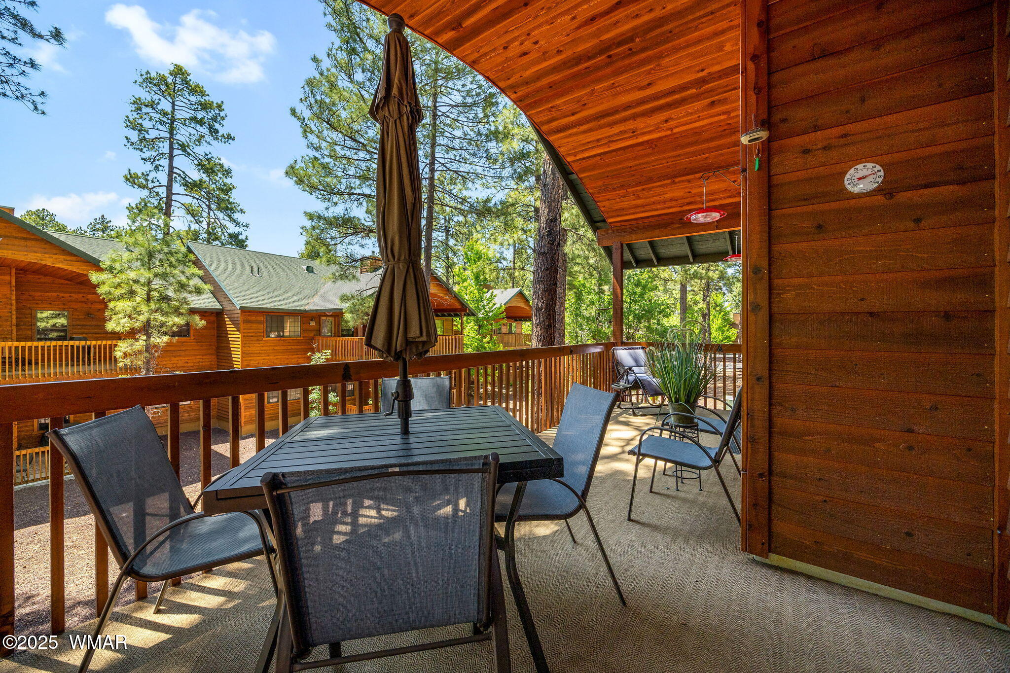 2522 Village Loop, Unit 14 Pinetop, AZ 85935 - Photo 21 of 38 Back covered patio