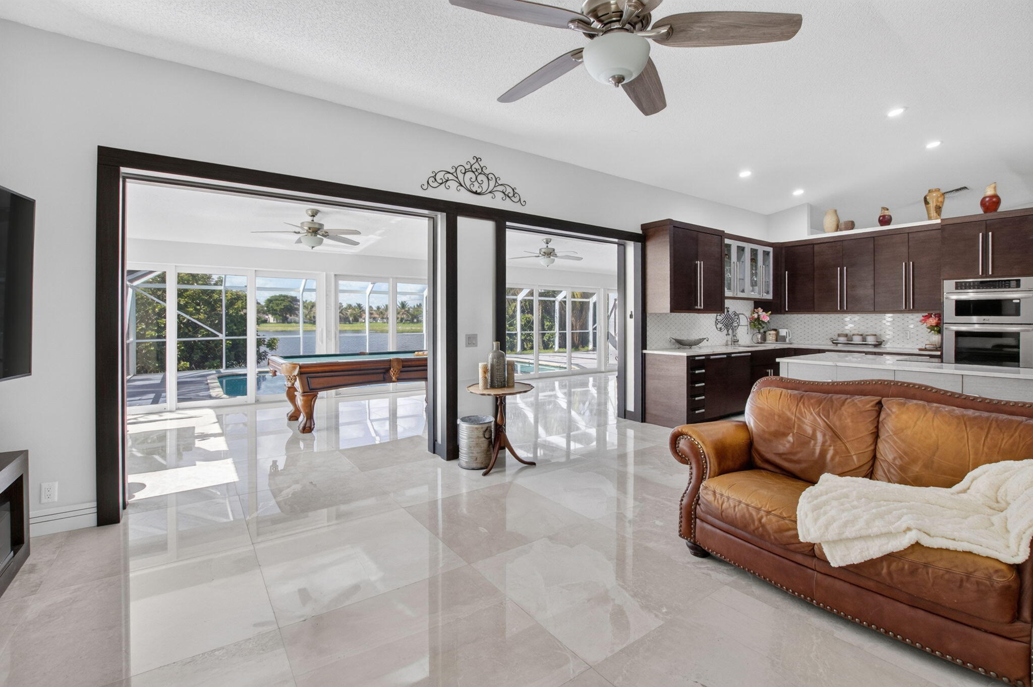11845 Island Lakes Lane Boca Raton, FL 33498 - Photo 12 of 78 Pool & Lake views from Family & kitchen