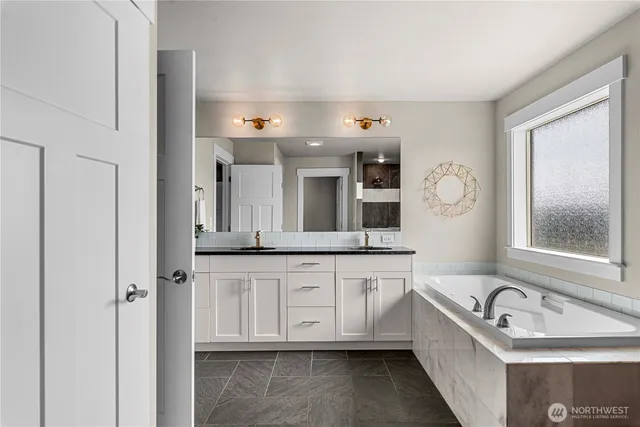 a view of a porch with a garden