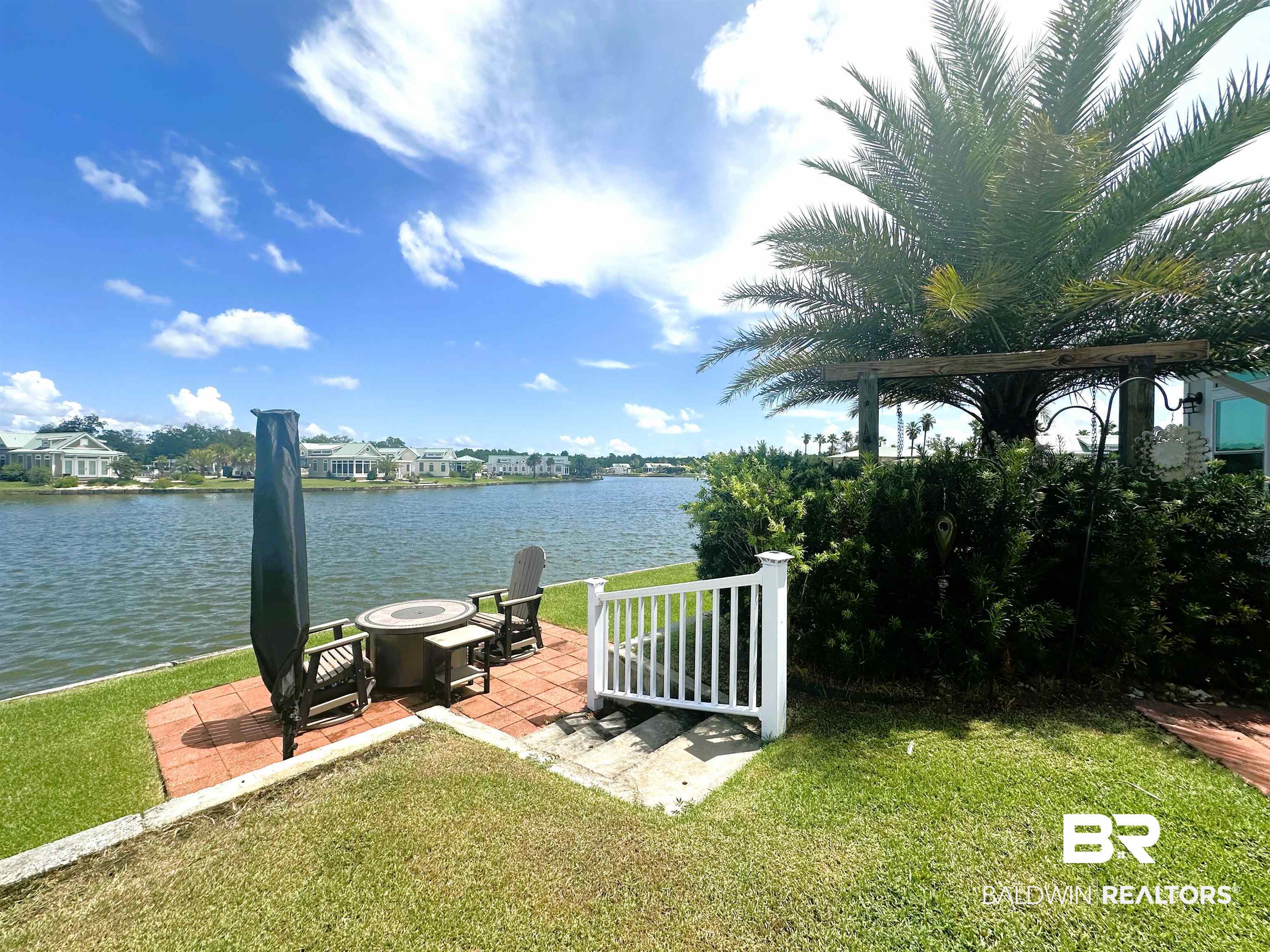 Exterior space featuring a water view