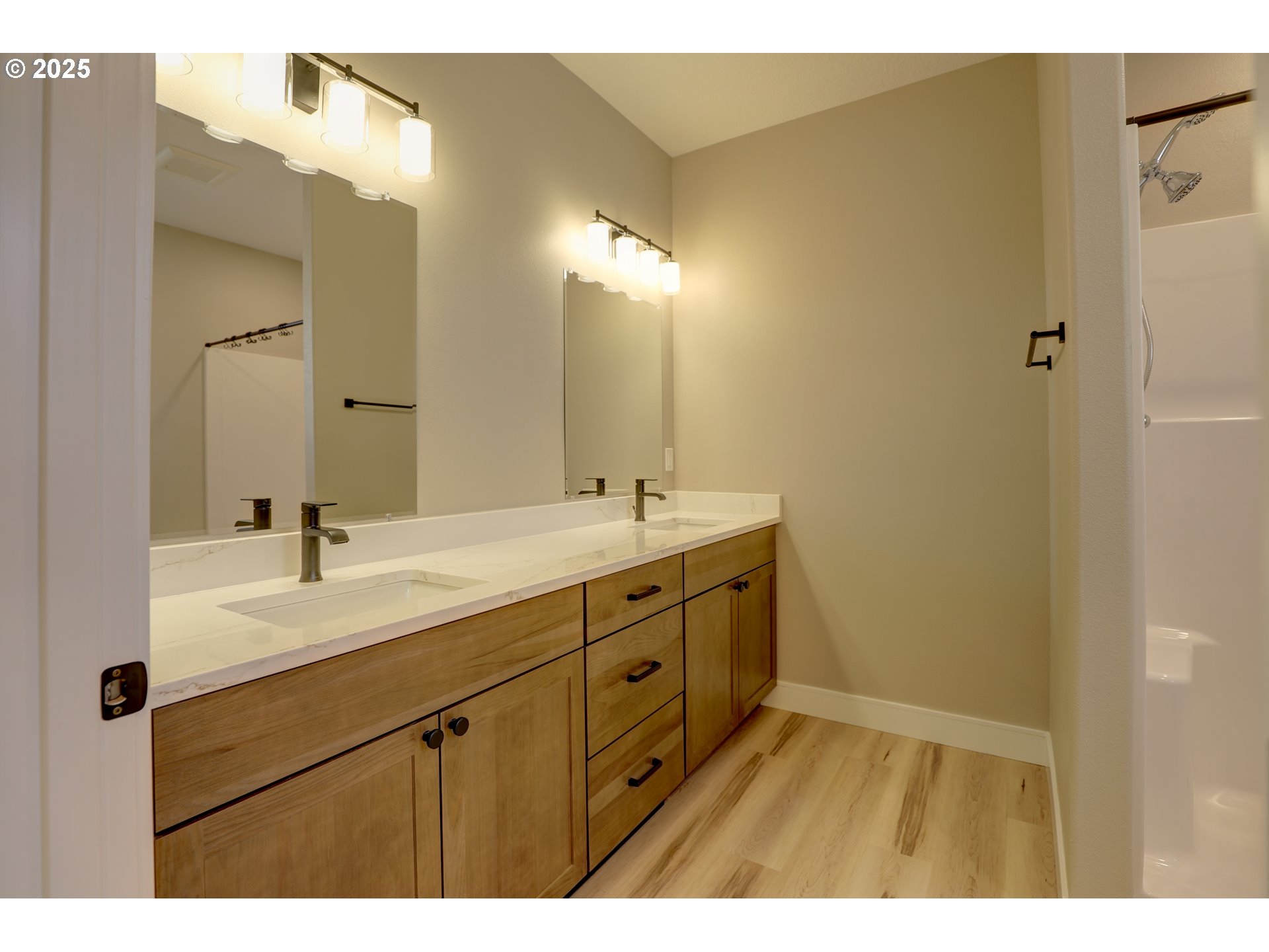211 Heisler Street Dufur, OR 97021 - Photo 6 of 26 a bathroom with a sink and a mirror