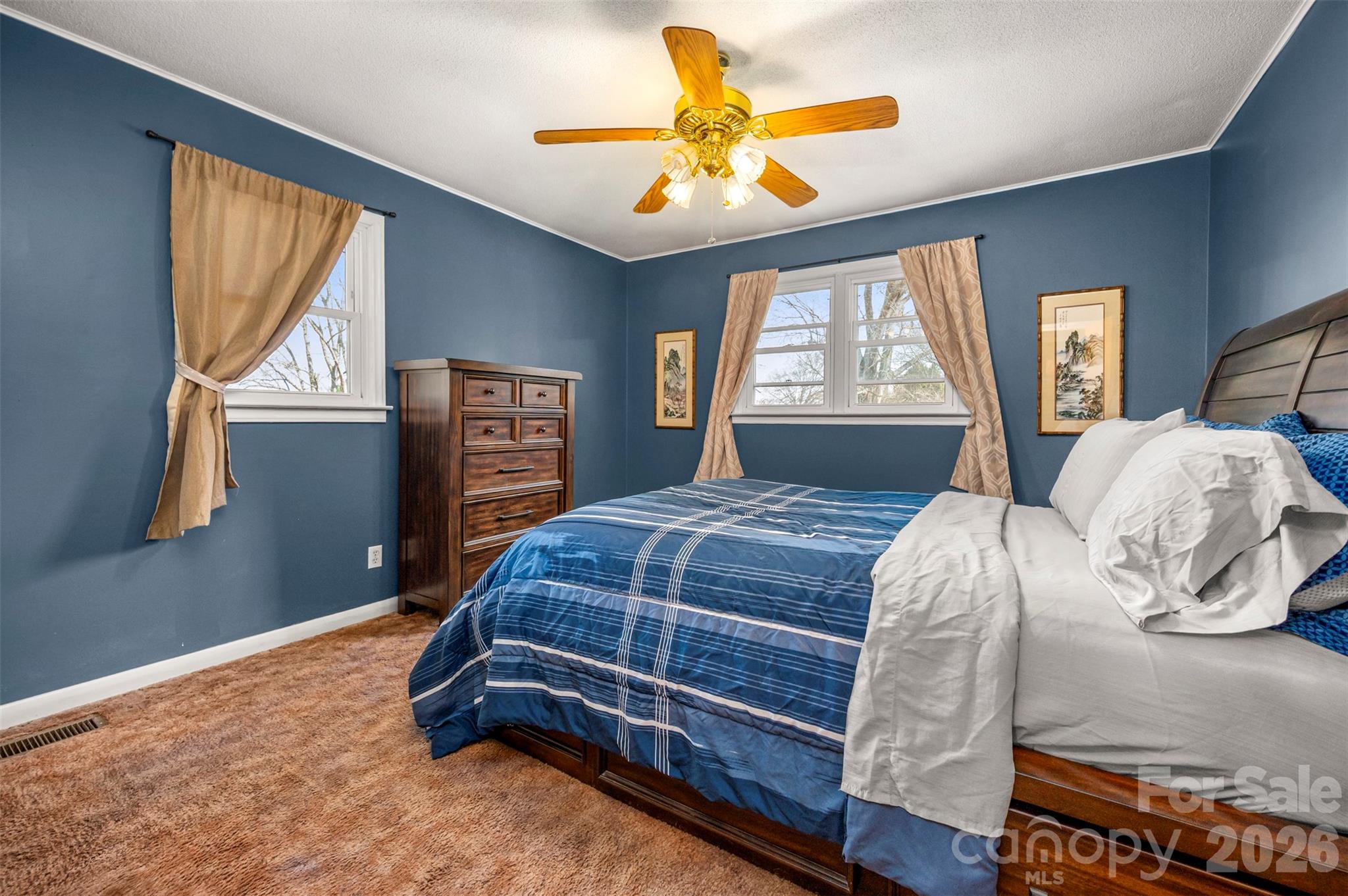 414 Sandy Run Church Road Mooresboro, NC 28114 - Photo 25 of 38 a bedroom with a bed and a window