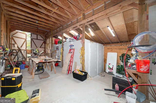 a house with trees in front of it