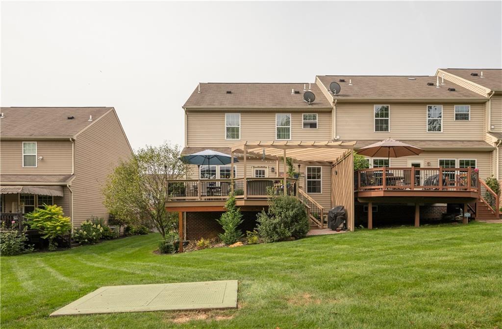 284 Maple Ridge Drive Canonsburg, PA 15317 - Photo 24 of 25 Surrounded by lush landscaping this end unit townhouse has plenty of space indoors and out to enjoy every season!