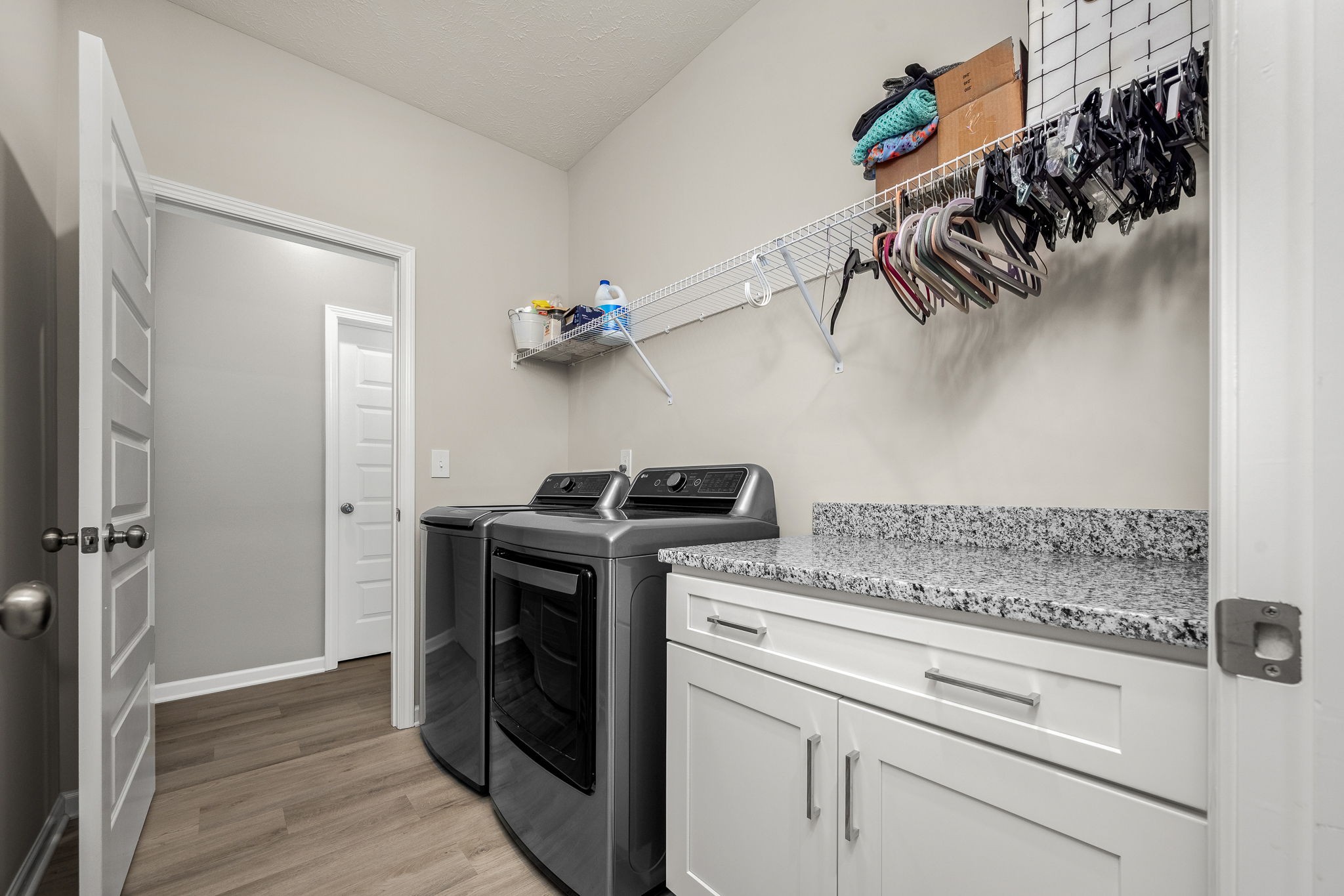 64 North Fork Branch Road Tullahoma, TN 37388 - Photo 22 of 49 a view of a storage and utility room with washer and dryer