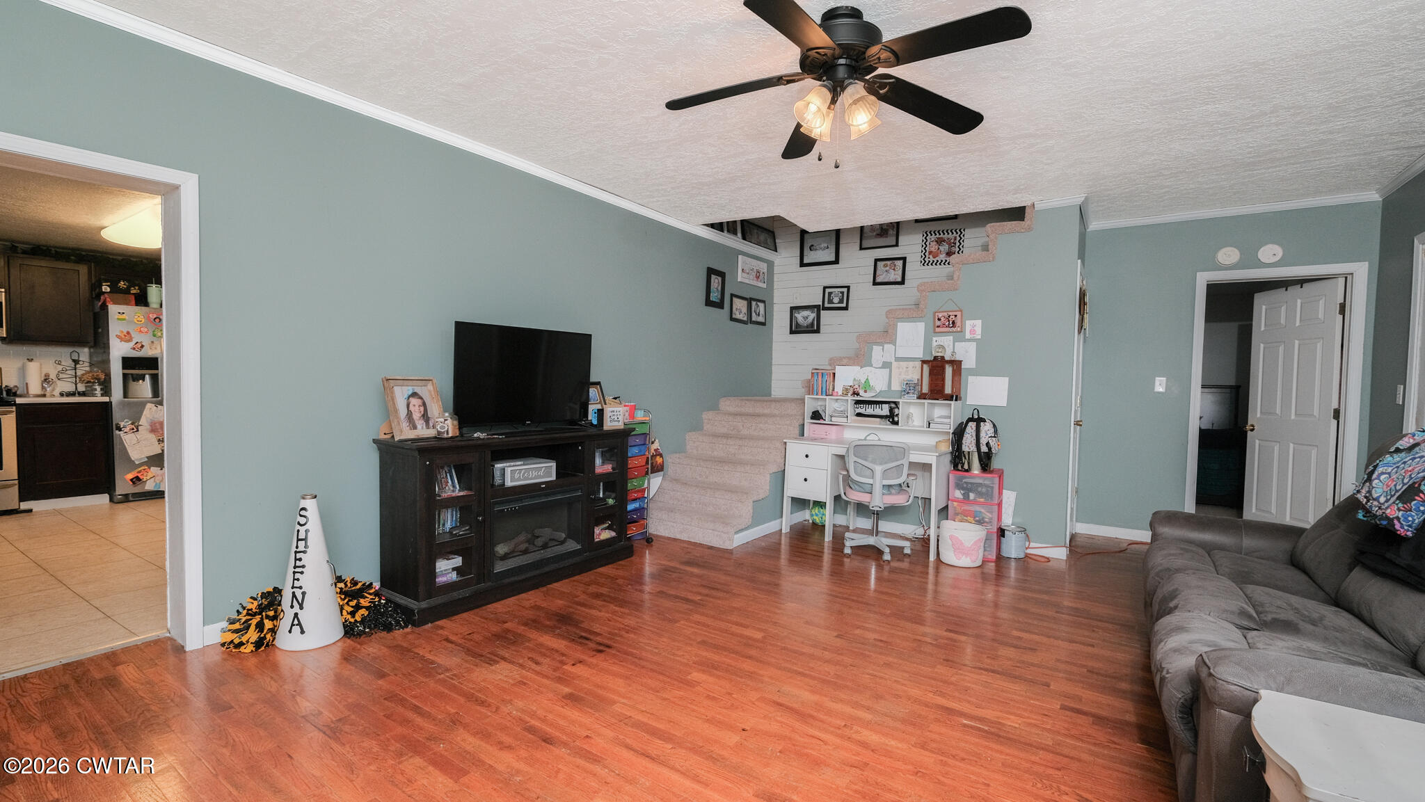 2636 Sidonia Road Sharon, TN 38255 - Photo 5 of 22 a living room with furniture and a flat screen tv