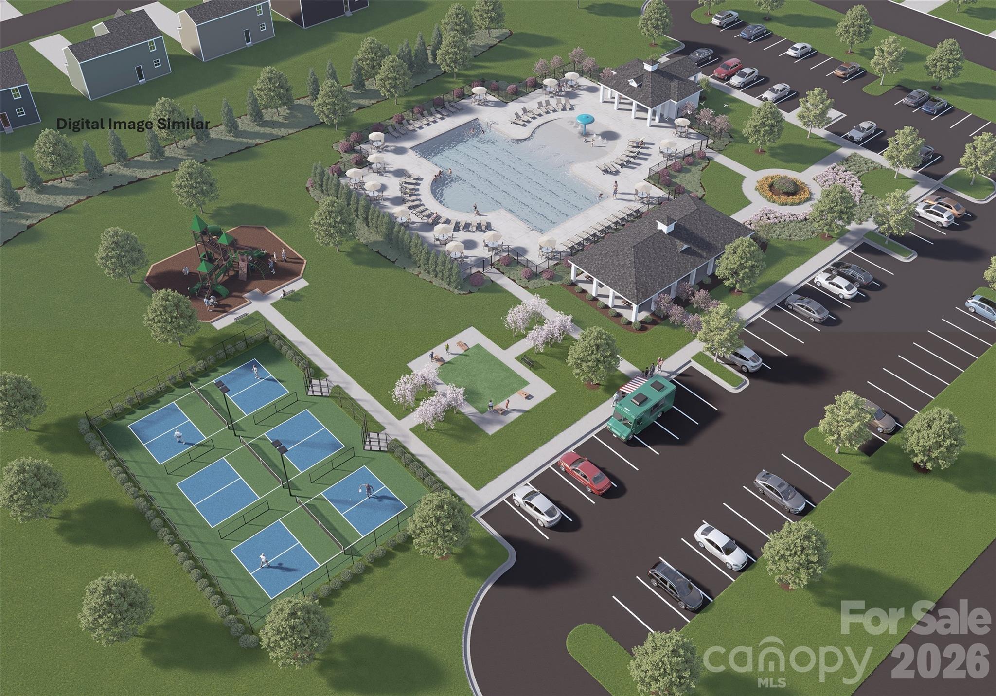 304 Maggys Way Pageland, SC 29728 - Photo 11 of 13 an aerial view of a house with a ocean view