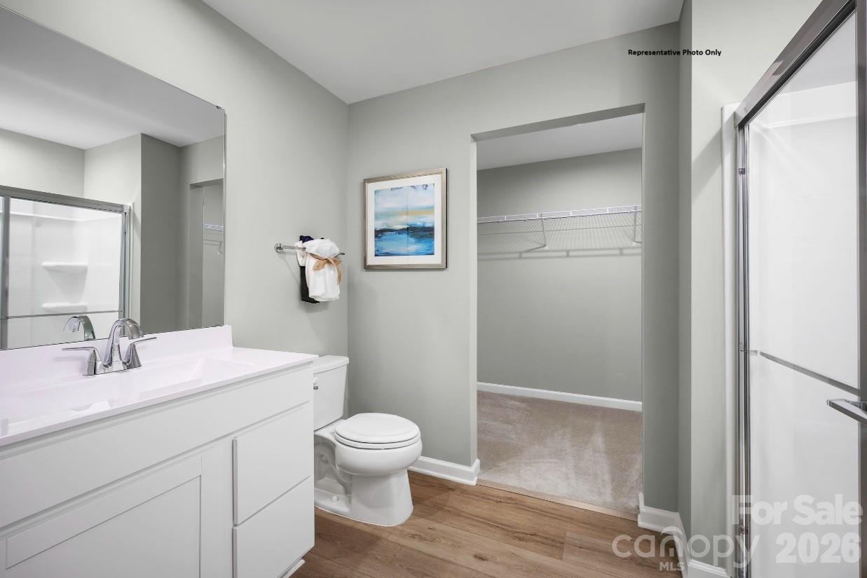 304 Maggys Way Pageland, SC 29728 - Photo 8 of 13 a bathroom with a sink a toilet and shower