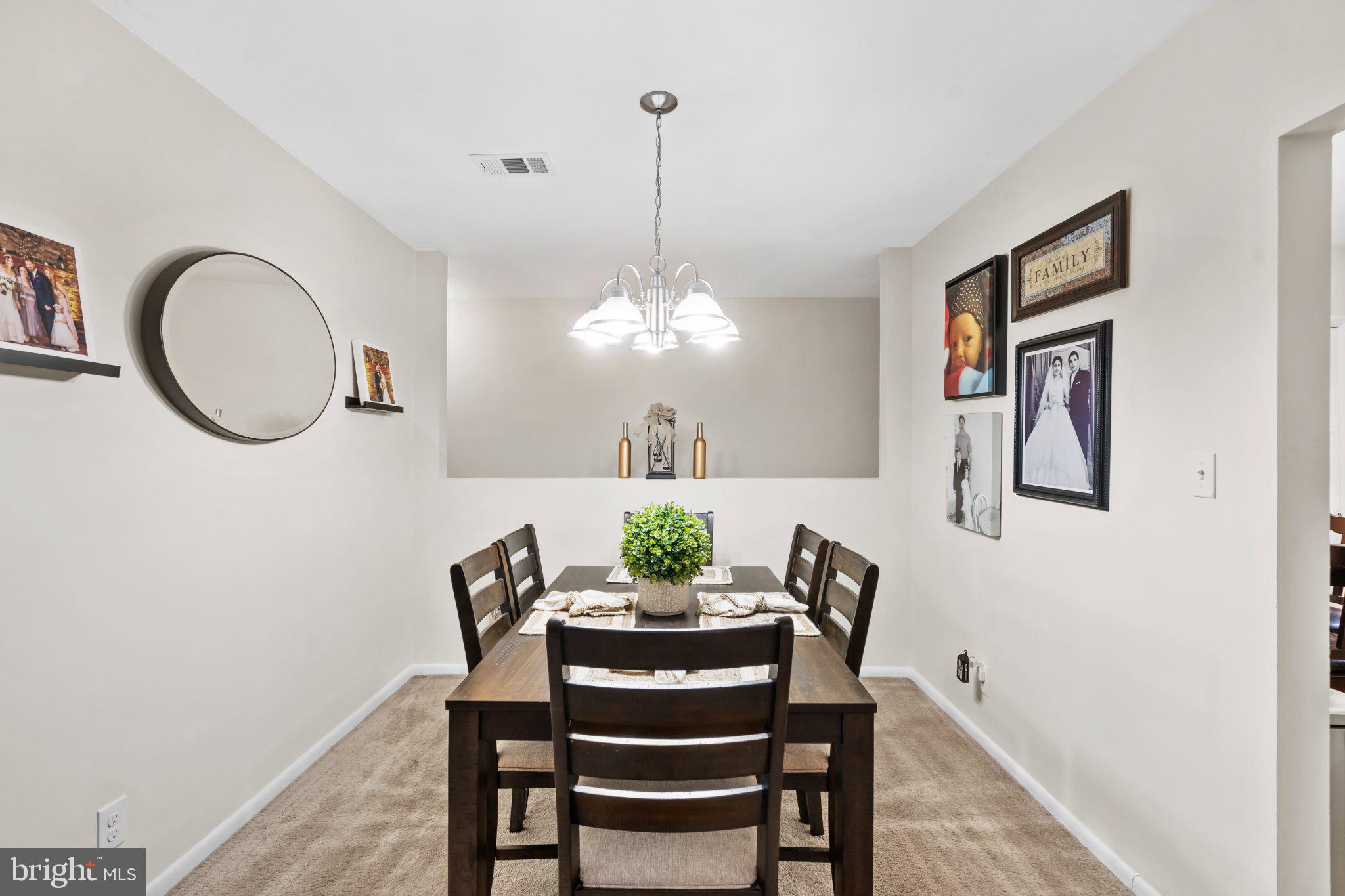 1475 Mt Holly Road, Unit F2 Edgewater Park, NJ 08010 - Photo 8 of 33 Charming dining space with artistic flair.