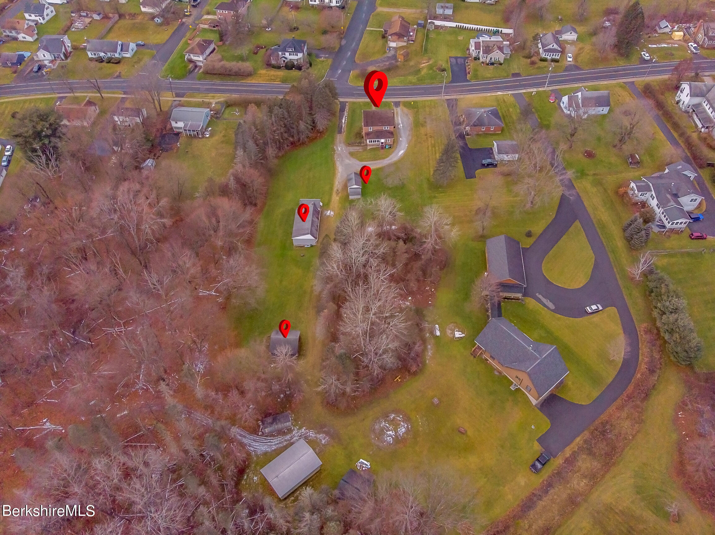 262-264 Benedict Road Pittsfield, MA 01201 - Photo 29 of 30 Distant Aerial View