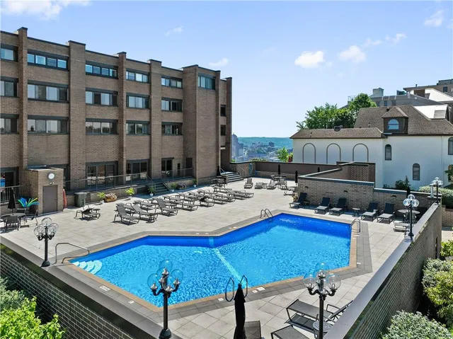 a view of balcony with patio