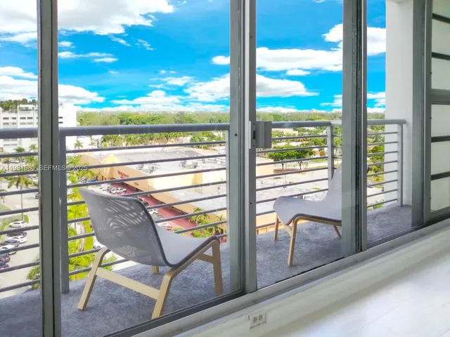 a view of a city from a window