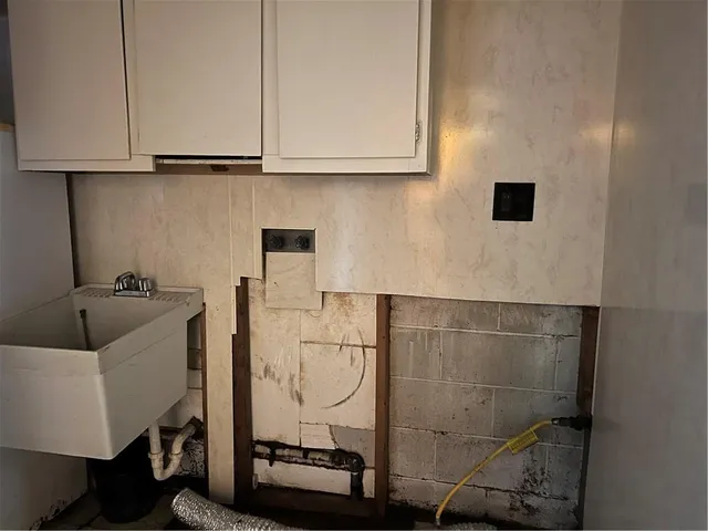 a bathroom with a sink