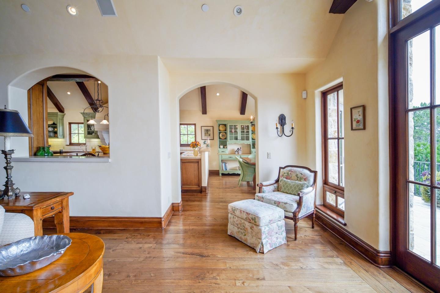 1606 Sonado Road Pebble Beach, CA 93953 - Photo 13 of 47 a living room with furniture and a window