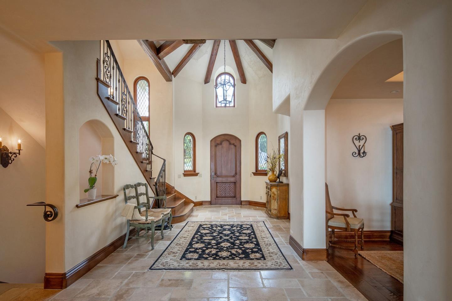 1606 Sonado Road Pebble Beach, CA 93953 - Photo 5 of 47 a view of an entryway with wooden floor