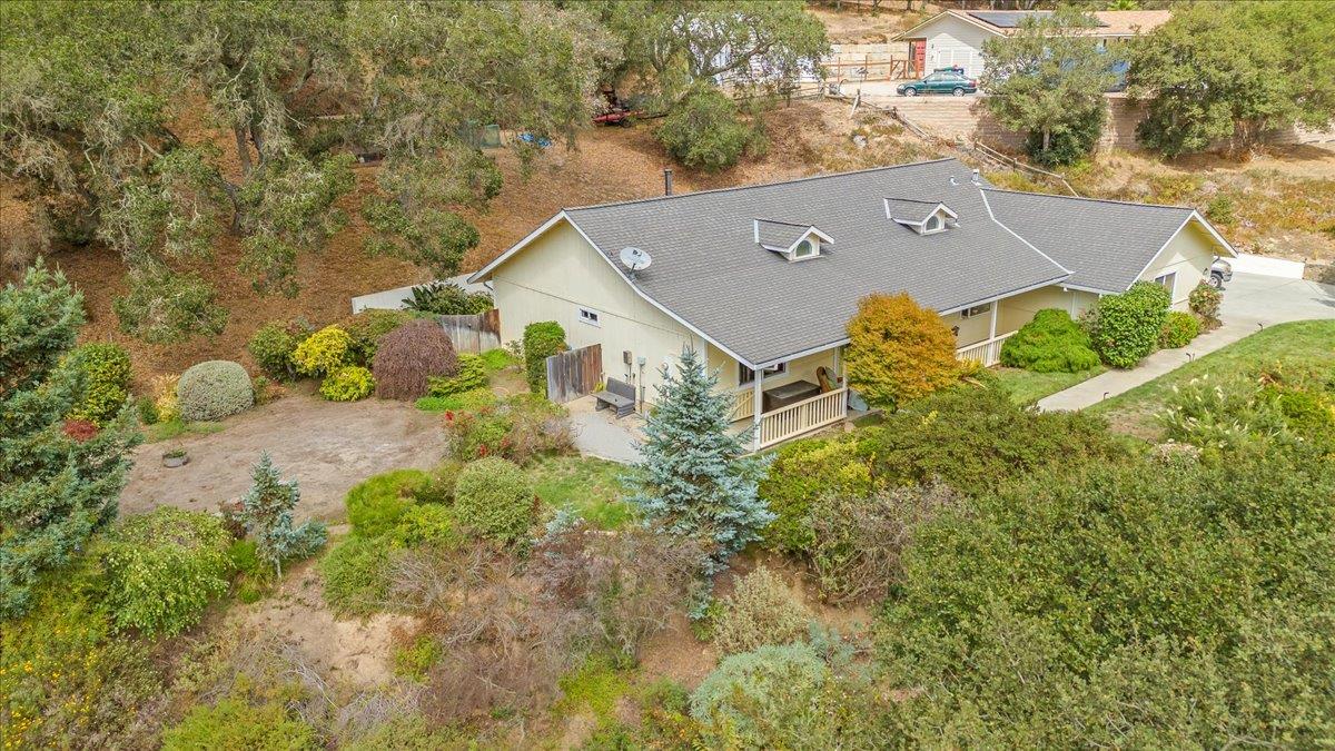 817 Lewis Road Watsonville, CA 95076 - Photo 27 of 27 an aerial view of a house with a yard and a large tree