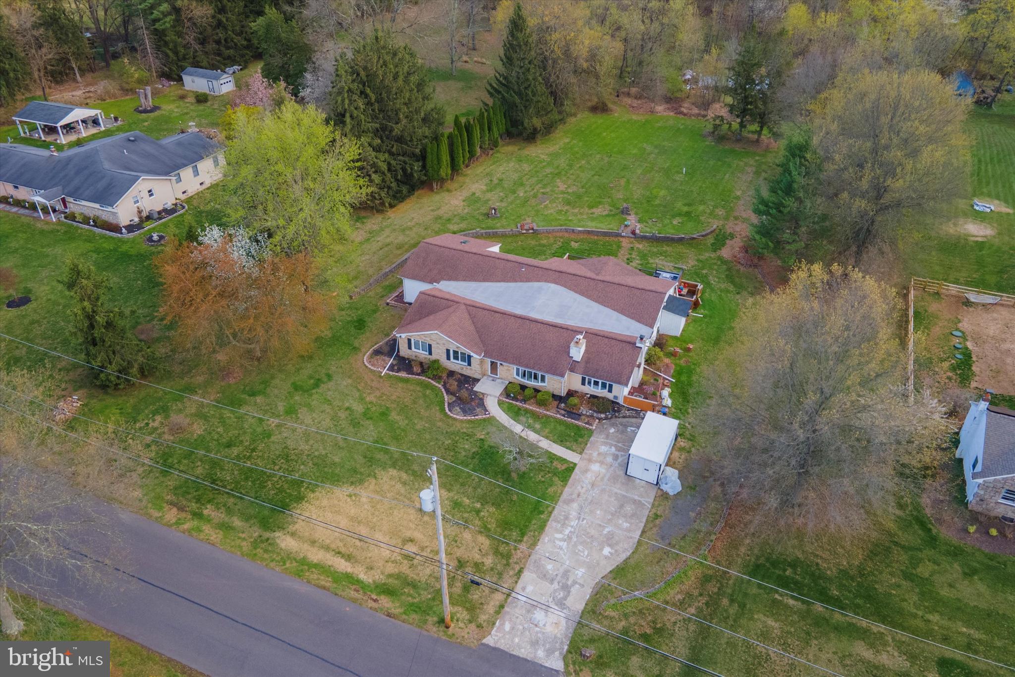 3418 Mill Road Collegeville, PA 19426 - Photo 5 of 35 an aerial view of residential houses with outdoor space and street view