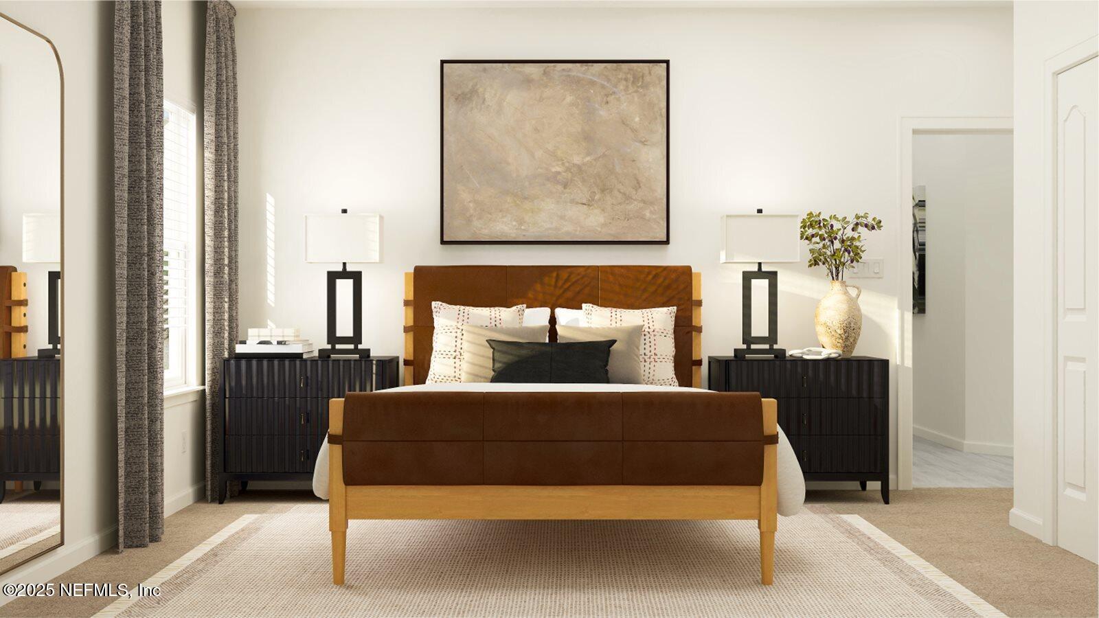 509 Kingbird Drive St. Augustine, FL 32092 - Photo 6 of 23 a bedroom with a bed and wooden floor