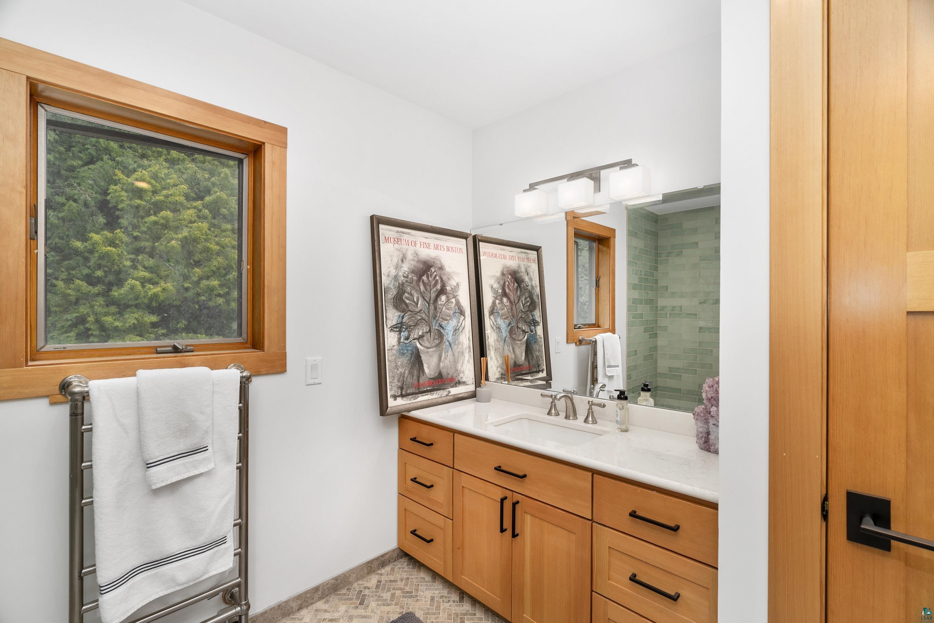 5791 South Pike Lake Road Duluth, MN 55811 - Photo 26 of 50 Owner's bath with heated floors