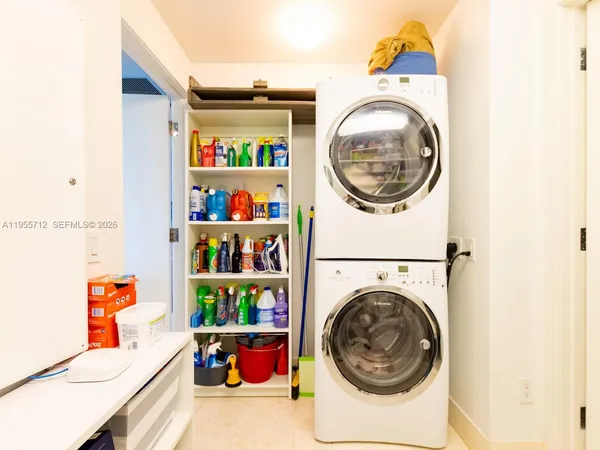 a front view of a building with glass windows