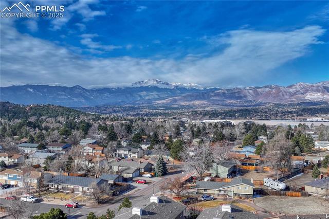 1502 York Road, Unit 102 Colorado Springs, CO 80920 - Photo 29 of 29 Mountain view featuring a residential view