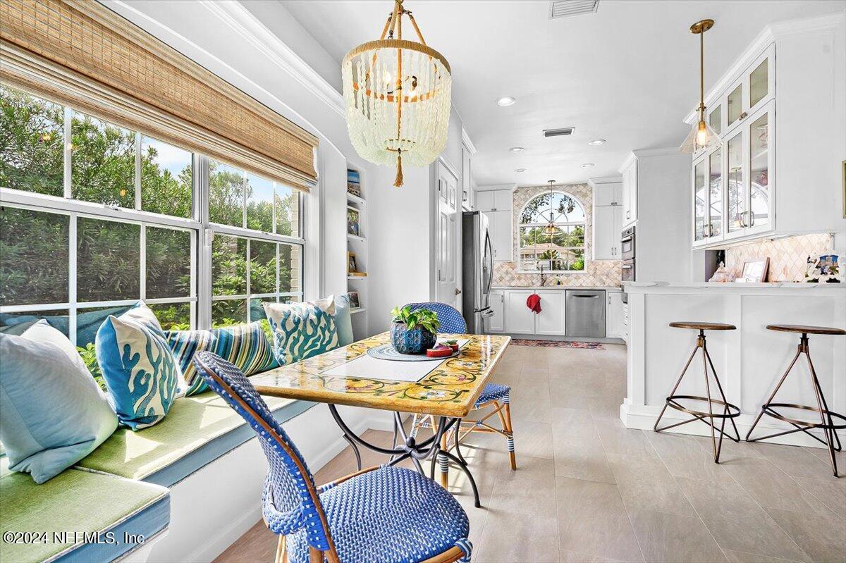 4295 Heath Road Jacksonville, FL 32277 - Photo 16 of 64 a view of a dining room with furniture window and outside view