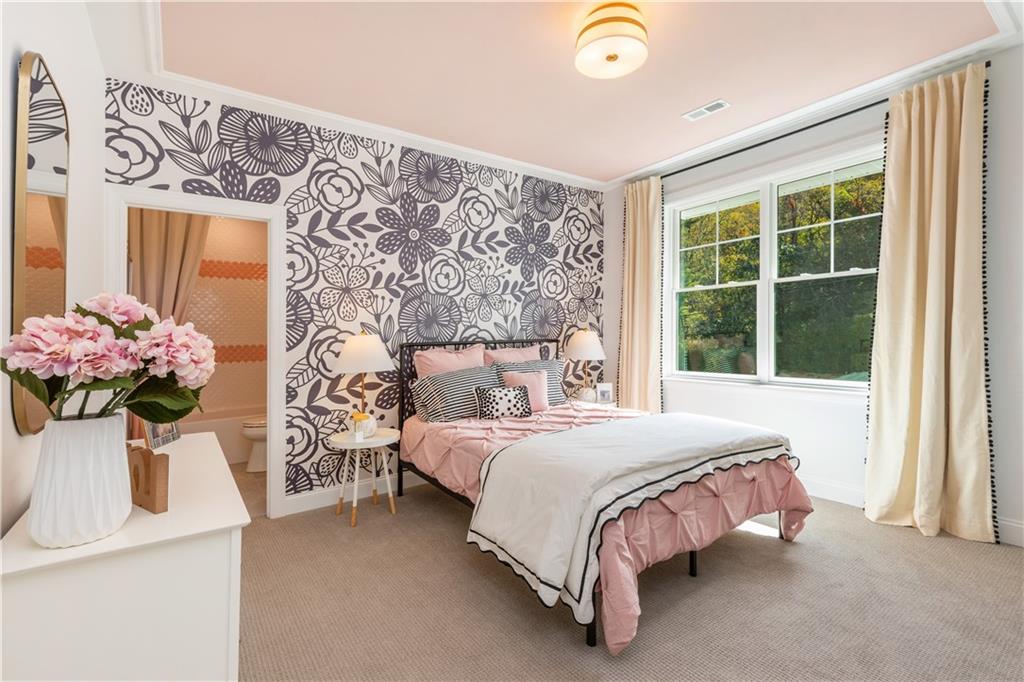 5136 Cline Hollow Road Export, PA 15632 - Photo 18 of 25 a bed sitting in a bedroom next to a window