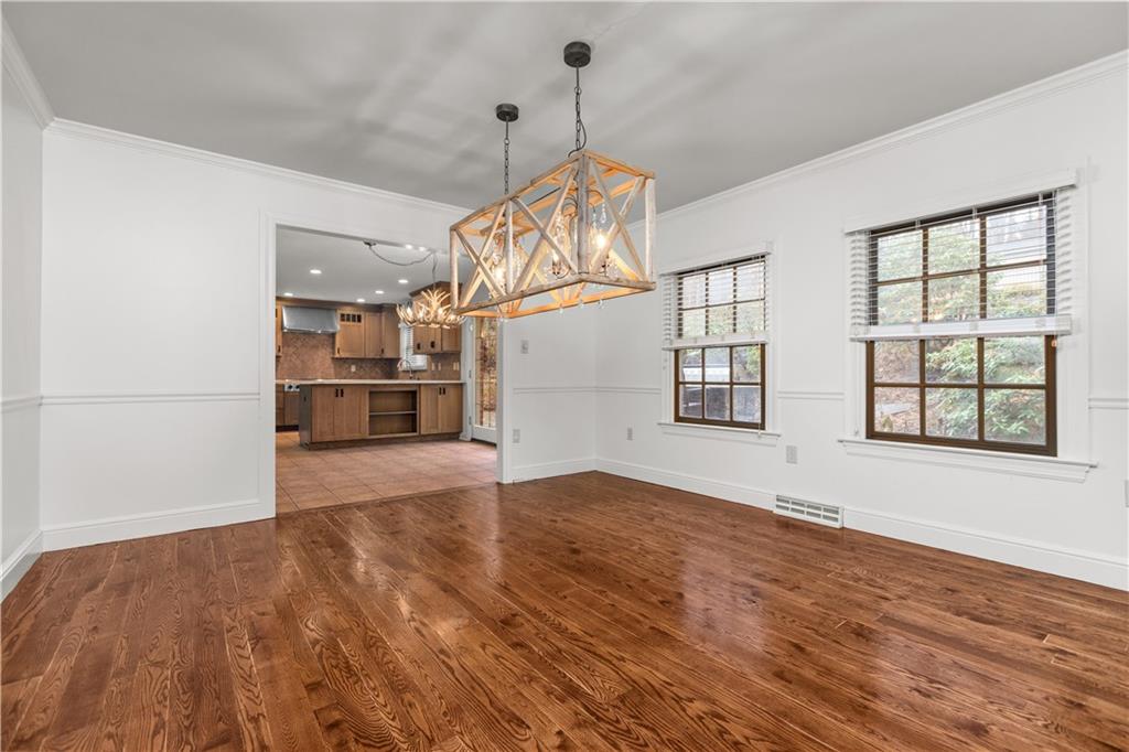 500 Davis School Road Washington, PA 15301 - Photo 15 of 48 a view of empty room with wooden floor and windows