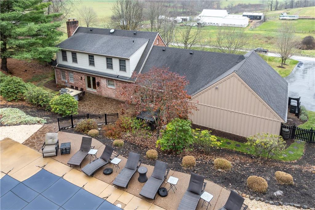 500 Davis School Road Washington, PA 15301 - Photo 4 of 48 a aerial view of a house with a yard
