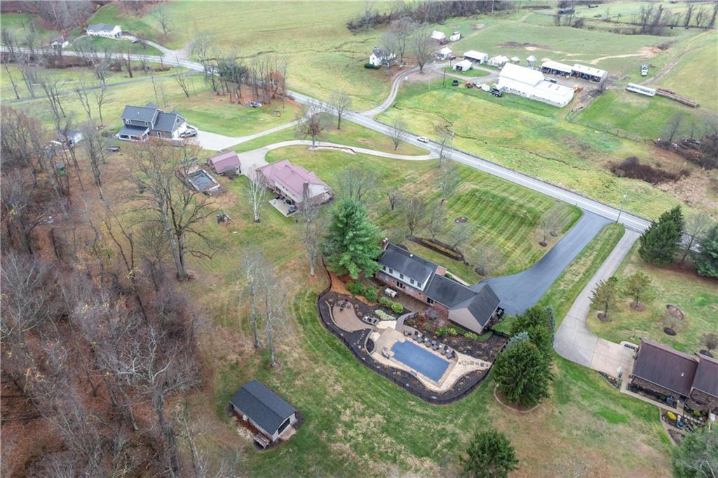 500 Davis School Road Washington, PA 15301 - Photo 45 of 48 an aerial view of a residential houses with outdoor space
